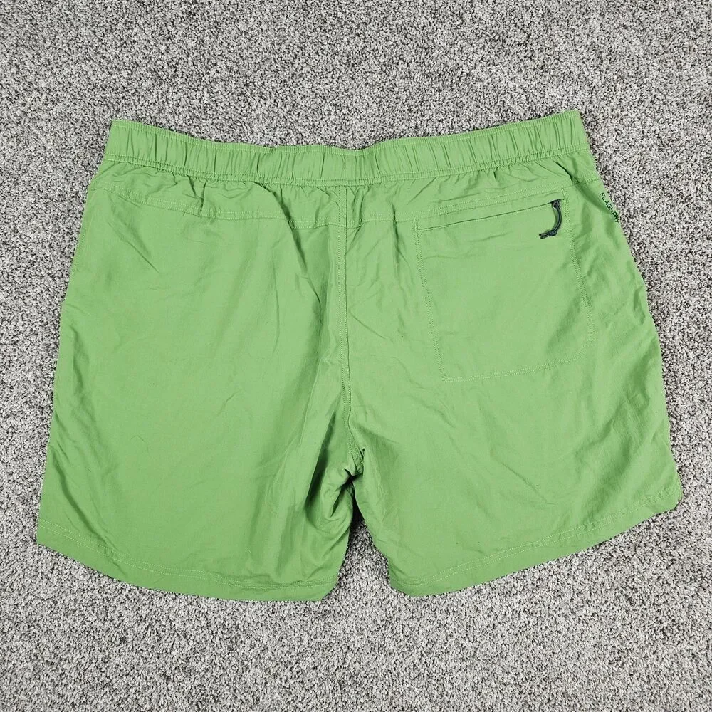 North Face Swim Trunks Mens 2XL Green Board Shorts Mesh Lined Flash Dry Beach